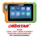 Obdstar - DC706 (ECM + TCM + BODY Flasher) Activation de la fonction pour Key Master G3 / X300G3