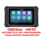 OBDSTAR - Programmeur de clé de moto MK70, abonnement à la mise à jour d'un an