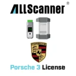 Toutes les licences Porsche 3 du scanner pour l'outil de diagnostic VCX-DoIP / VCX SE