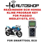 Autoshop Lecture/Renouvellement ECMID Honda Kline POUR SMARTTOOL2 SMARTFi 2