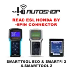 Autoshop lit l'ESLID du verrou de direction via un connecteur à 6 broches (XADV, FORZA 750, CBR1000RR, etc. à partir de 2021) POUR SMARTTOOL ECO & SMARTFI 2 & SMARTTOOL 2