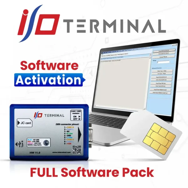 I/O IO Terminal Multi Tool – Activation complète du pack logiciel ...