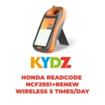 KYDZ - Honda Readcode NCF2951 + Renouveler sans fil 5 fois/jour