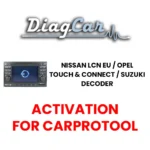 Décodeur DiagCar Nissan LCN EU / Opel Touch and Connect / Suzuki