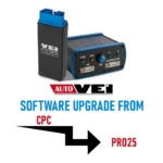 Mise à niveau du logiciel AutoVei de CPC vers PRO25