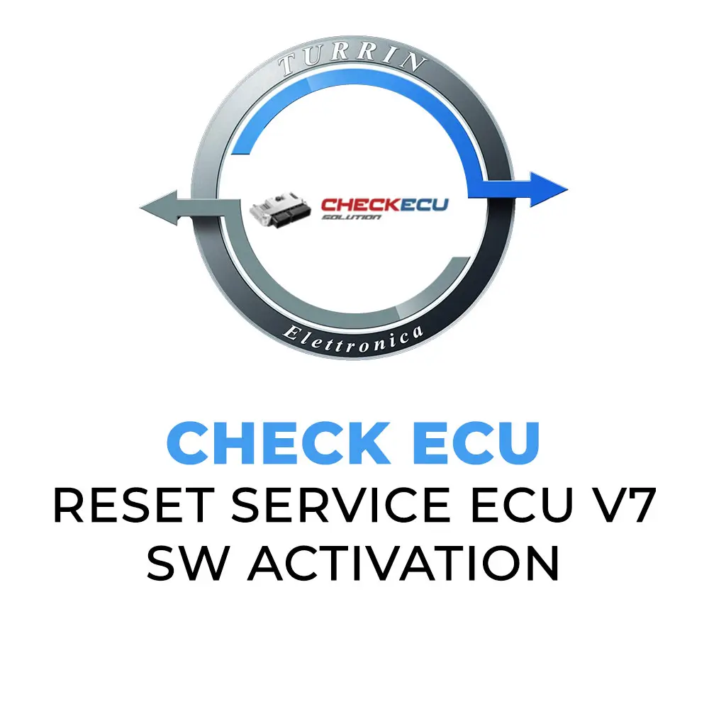 Turrin Elettronica (1) Turrin Elettronica - Vérification du service de réinitialisation de l'ECU Version ECU.7 Activation du logiciel – Image 1