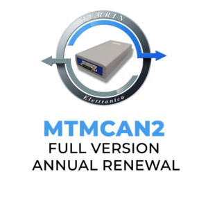Turrin Elettronica - Renouvellement annuel de la version complète de MTMCAN2