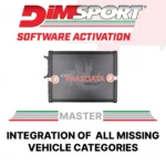 Dimsport - NOUVEAU TRASDATA MASTER - INTÉGRATION DE TOUS LES CPU MANQUANTS / CATÉGORIES DE VÉHICULES (AV34NT001-UP) Activation
