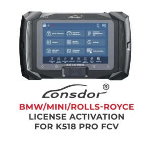 Lonsdor - Activation de la licence BMW / MINI / Rolls-royce pour K518 Pro FCV