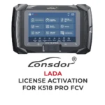 Lonsdor - Activation de la licence LADA pour K518 Pro FCV