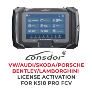Lonsdor - Activation de licence VW / Audi / Skoda / Porsche / Bentley / Lamborghini pour K518 Pro FCV