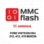 MMCFlash - 11 modules, Ford Visteon ESU-312, 412, 415 essence