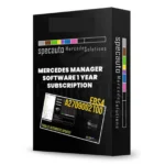 Abonnement d'un an au logiciel Spec-Auto Mercedes Manager