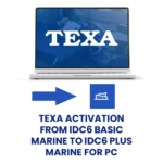 Activation Texa de IDC6 BASIC MARINE vers IDC6 PLUS MARINE pour PC (J2910000300000)