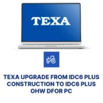 Mise à niveau TEXA de IDC6 PLUS CONSTRUCTION vers IDC6 PLUS OHW pour PC - J2B3000030W000