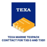 CONTRAT TEXA MARINE TEXPACK POUR TXB 0 ET TXB 1 - AGA01M