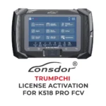 Activation de la licence Lonsdor - Trumpchi pour K518 Pro FCV