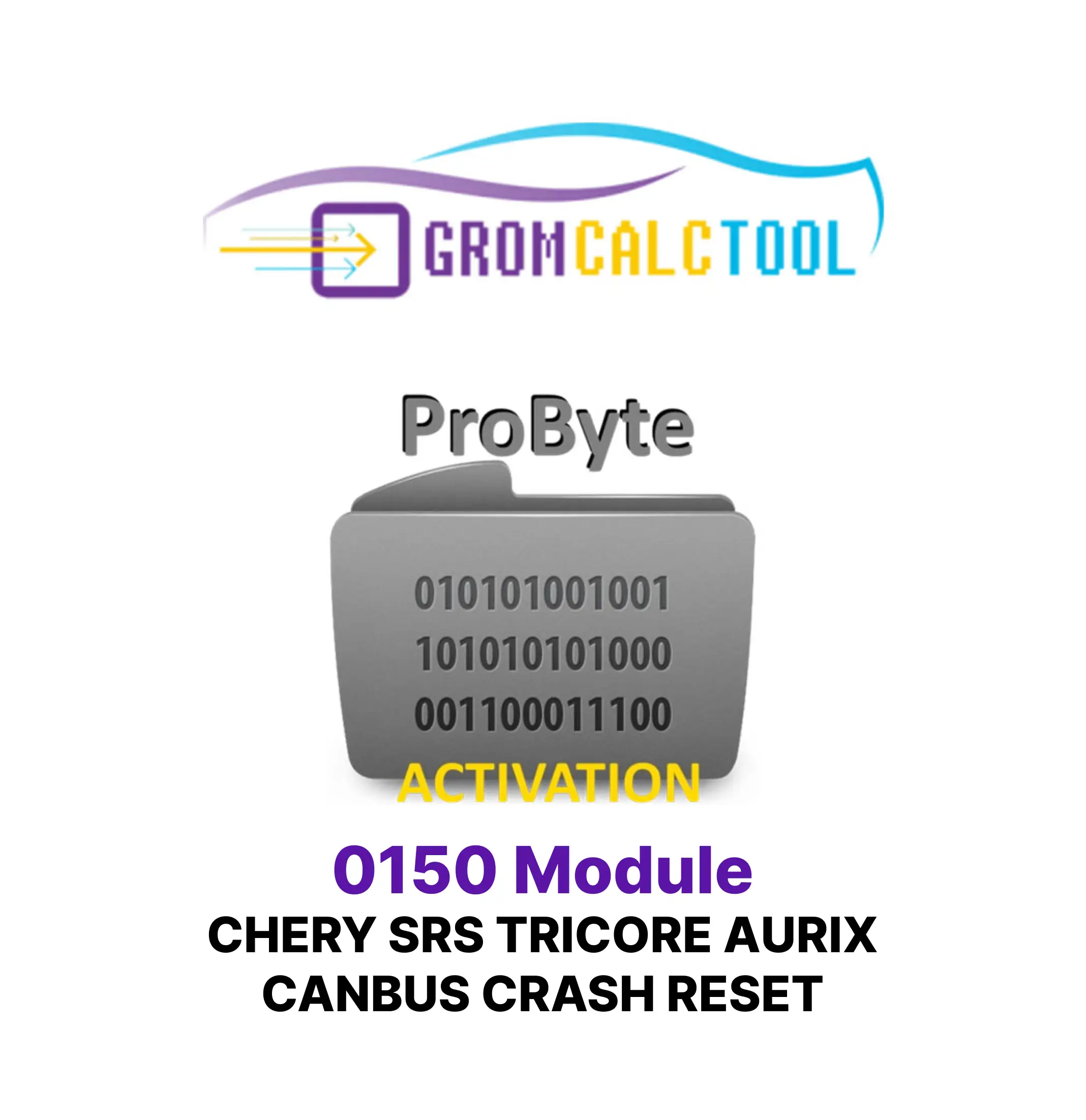 Grom Calc Tool (3) (1) Module GromCalcTool 0150 Réinitialisation de crash Canbus Chery SRS Tricore Aurix – Image 1