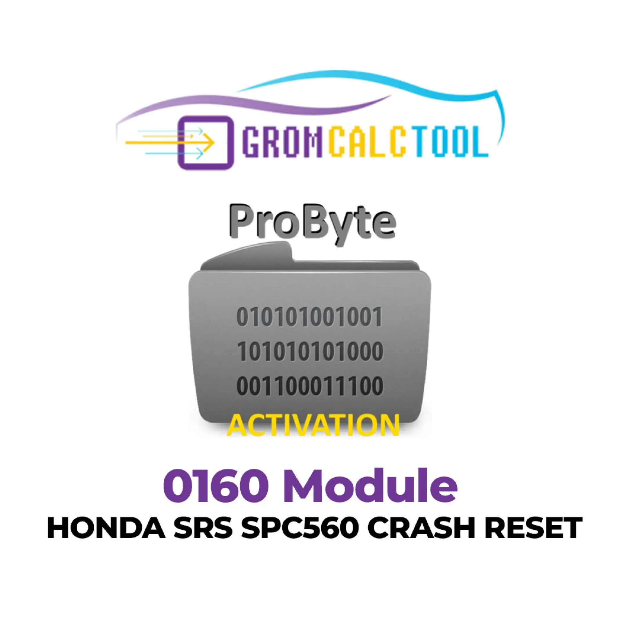 Grom Calc Tool (3) (1) Module GromCalcTool 0160 RÉINITIALISATION DU CRASH HONDA SRS SPC560 – Image 1