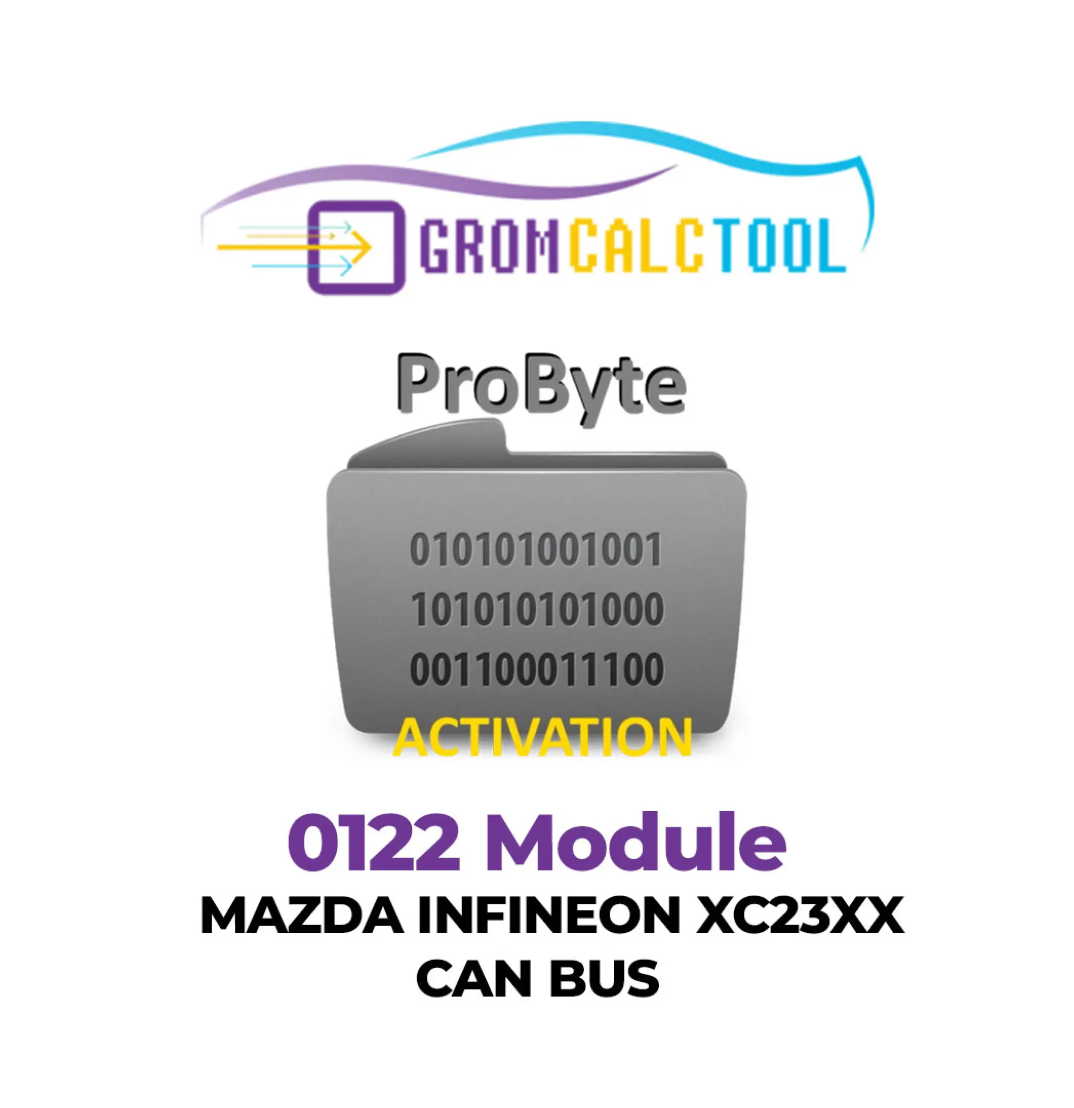 Grom Calc Tool (4) (1) Module GromCalcTool 0122 Mazda INFINEON XC23XX CAN BUS – Image 1