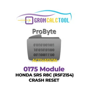 Module GromCalcTool 0175 RÉINITIALISATION DE CRASH HONDA SRS R8C (R5F2154)