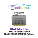 Module GromCalcTool 0142 UAZ PATRIOT SPC560 Réinitialisation en cas de crash CAN BUS (Takata)
