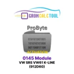 Module GromCalcTool 0145 VW SRS VW61 K-LINE (912D60)