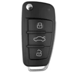 (868Mhz) 4F0837220R/220D Flip Remote Key For Audi A6 Q7 S6