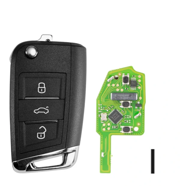 Clé  Xhorse 3 boutons Style couteau MQB XSMQB1EN – Image 2