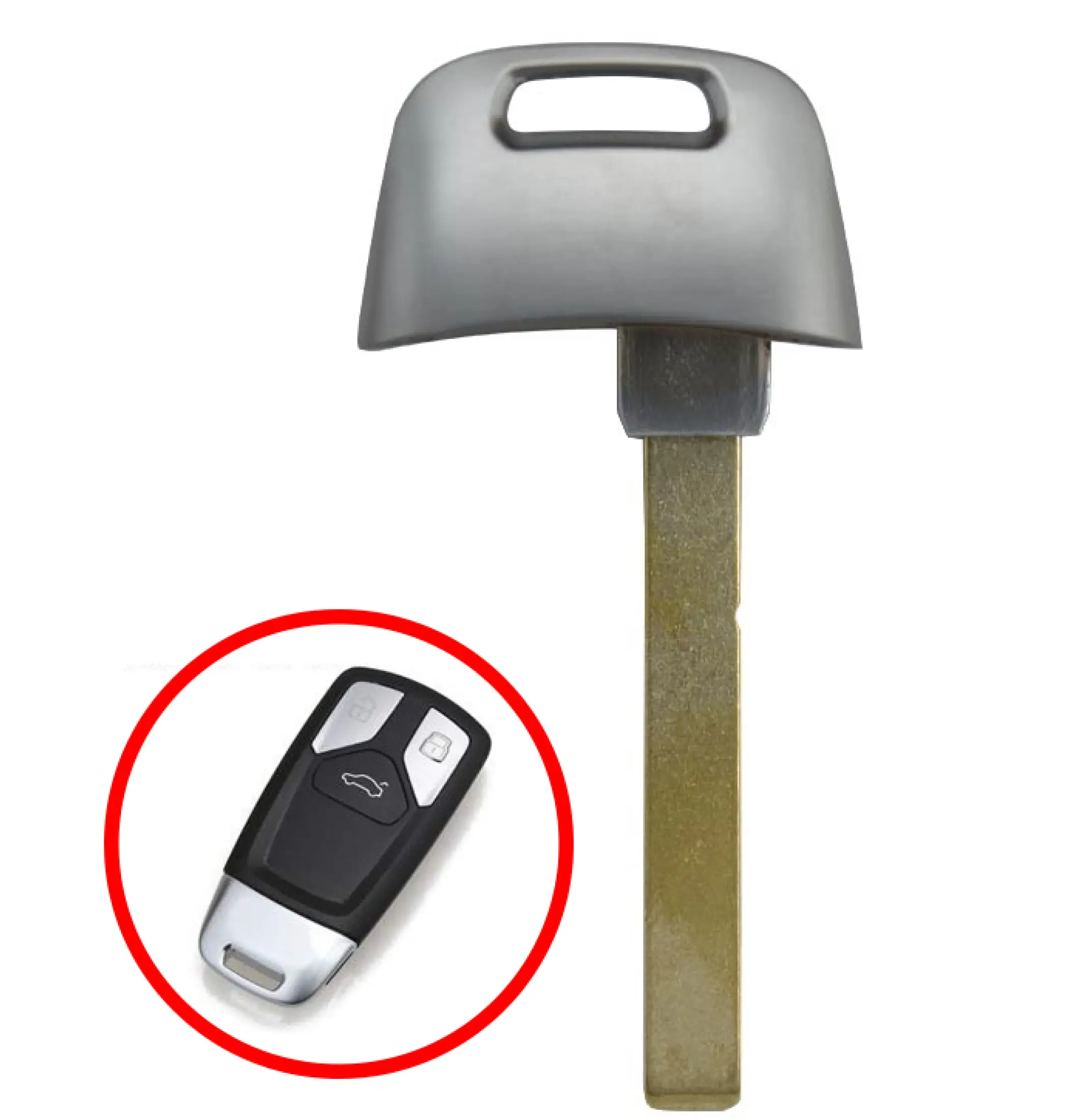 lame-Audi (1) Lame d'urgence de clé Audi Type 2 – Image 1