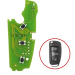 Carte PCB  Xhorse avec puce XT27B 3 boutons,Audi MQB48 XZADM1EN