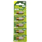 Alkaline Batteries 23A 12V 5 Piles