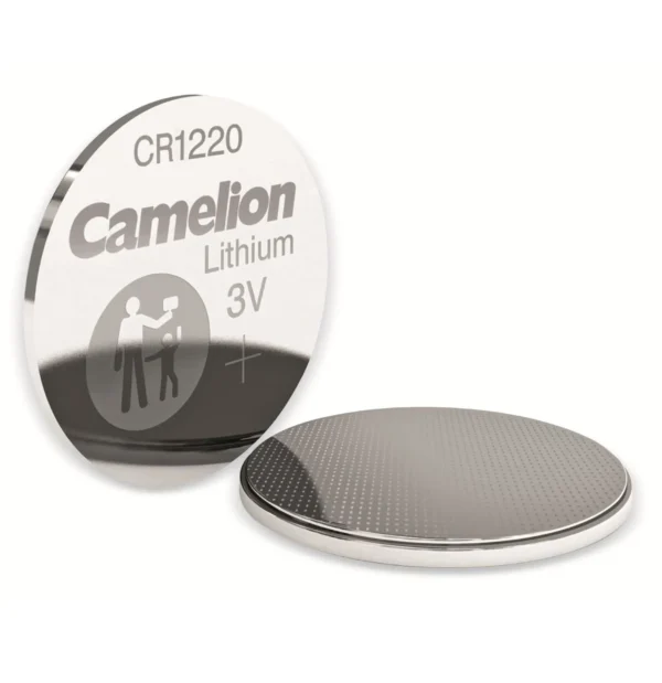 Camelion CR1220 3V Pack 5 Piles – Image 2