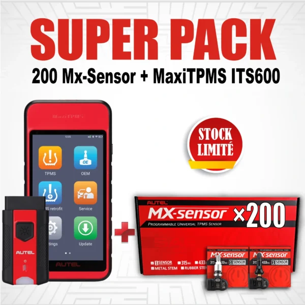 Super Pack 200 Mx-Sensor + MaxiTPMS ITS600 – Autologic S.A.R.L Autel ...