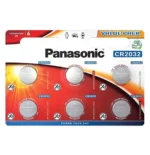 Panasonic CR2032 3V 6 Piles