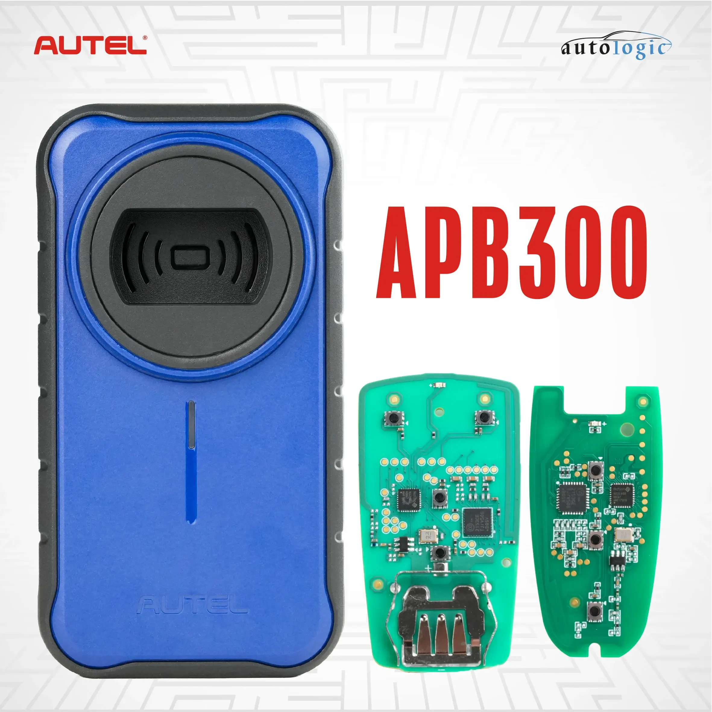 APB300-1 (1) Programmateur de clés AUTEL APB300 avec 2 cartes de clés pour véhicules Volkswagen Group MLB et MQB – Image 1