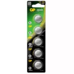 GP CR2032 3V Pack 5 Piles