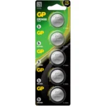 GP CR2450 3V Pack 5 Piles