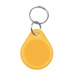 Carte Porte-clés BleuRFID KeyFob Tag 125Khz Carte Porte-clés jaune