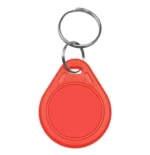 Carte Porte-clés RougeRFID KeyFob Tag 125Khz Carte Porte-clés Rouge