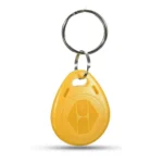 Carte Porte-clés  jauneRFID Tag 125Khz