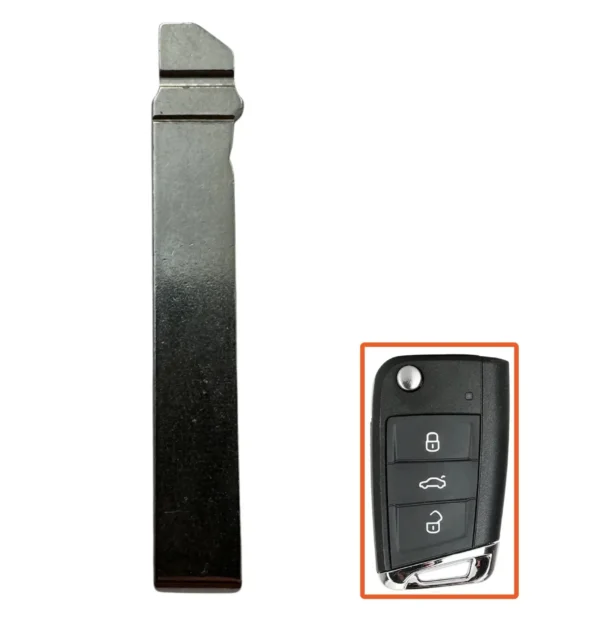 Lame de Clé volkswagen HU162 – Image 2