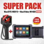 Super pack MaxiSys MS919 + MaxiVideo MV480 Gratuit